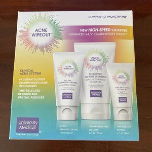 UNIVERSITY MEDICAL ACNE WIPE OUT KIT